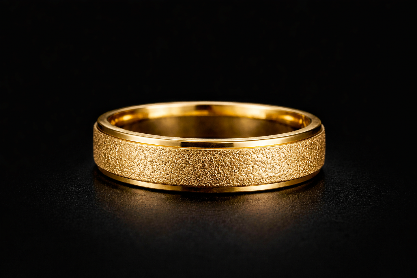 Sovereign Matte Gold Ring
