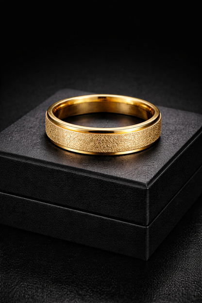 Sovereign Matte Gold Ring
