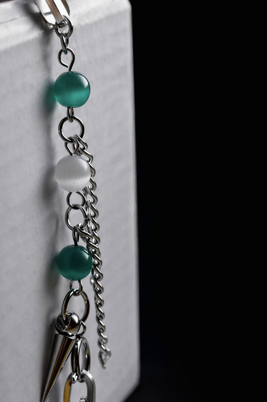 Green Opal Spike Necklace