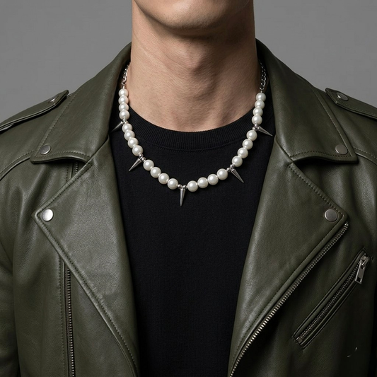 Pearl Spike Neckpiece